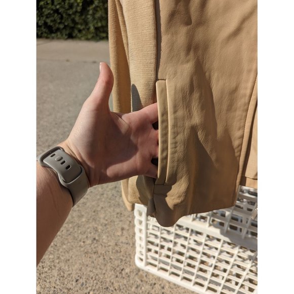 Danier Leather Sand colour Women's Jacket Medium Cream - Picture 5 of 7